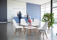 meet powered by PAPERFLOW Woody Beistelltisch quadratisch MDF-Platte buche 60,0 x 60,0 x 40,0 cm, 1 St.