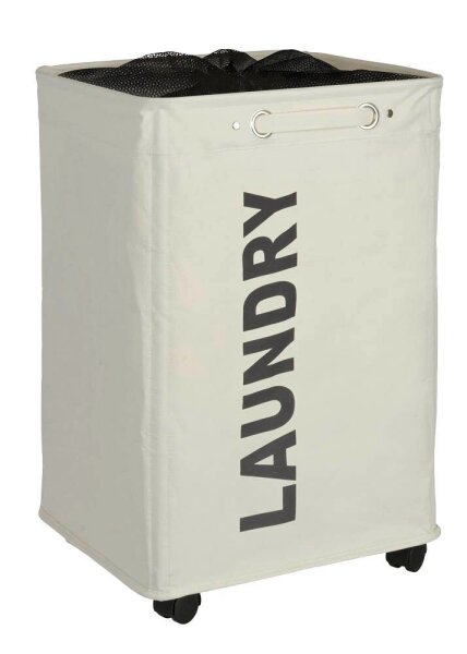 WENKO Wäschekorb Quadro beige, 1 St.