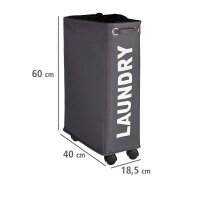 WENKO Wäschekorb Corno grau, 1 St.