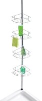 WENKO Teleskop-Duschregal Dolcedo silber 31,0 x 23,0 x...