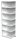 Kerkmann Anbauregal Progress 50965911 lichtgrau 75,0 x 40,0 x 225,0 cm