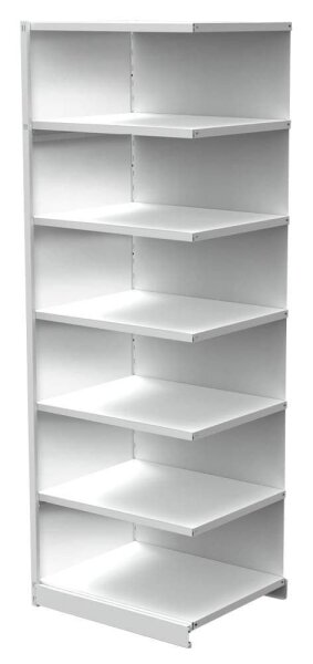 Kerkmann Anbauregal Progress 50966111 lichtgrau 75,0 x 60,0 x 225,0 cm