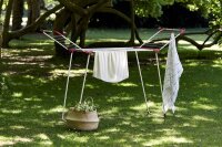 WENKO Wäscheständer Summer Dry weiß, rosa  ( 3774021100 )
