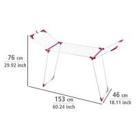 WENKO Wäscheständer Summer Dry weiß, rosa  ( 3774021100 )