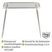 WENKO Wäscheständer Profi Single silber, 1 St.