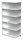 Kerkmann Anbauregal Progress 50965211 lichtgrau 96,0 x 40,0 x 190,0 cm