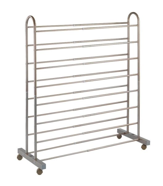 WENKO Teleskop-Schuhregal Giant grau 67,0 - 116,0 x 43,0 x 125,5 cm, 1 St.