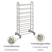 WENKO Teleskop-Schuhregal Giant grau 67,0 - 116,0 x 43,0 x 125,5 cm, 1 St.