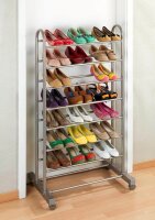 WENKO Teleskop-Schuhregal Giant grau 67,0 - 116,0 x 43,0 x 125,5 cm, 1 St.