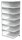 Kerkmann Anbauregal Progress 50965511 lichtgrau 96,0 x 60,0 x 225,0 cm