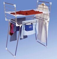 WENKO Wäscheständer Profi Plus silber, 1 Set
