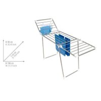 WENKO Wäscheständer Profi Plus silber, 1 Set