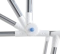 WENKO Wäscheständer Profi Plus silber, 1 Set