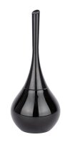 WENKO WC-Garnitur Flakon schwarz Stein, 1 St.