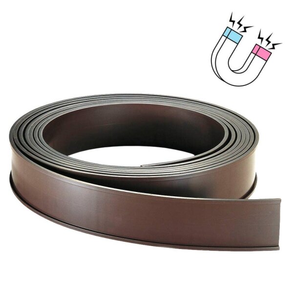 FRANKEN Etikettenhalter magnetisch braun 100,0 x 3,0 cm, 1 St.