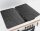 WENKO Herdabdeckplatten Schiefer schwarz, 2 St.