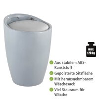 WENKO Badhocker mit Wäschesammler Candy 25625100...