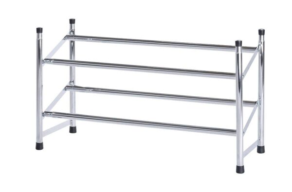 WENKO Teleskop-Schuhregal chrom 62,0 - 115,0 x 23,0 x 35,0 cm, 1 St.