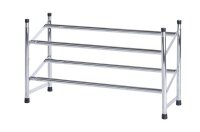 WENKO Teleskop-Schuhregal chrom 62,0 - 115,0 x 23,0 x...