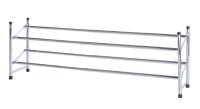 WENKO Teleskop-Schuhregal chrom 62,0 - 115,0 x 23,0 x...