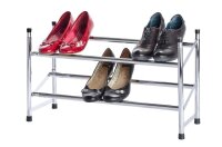 WENKO Teleskop-Schuhregal chrom 62,0 - 115,0 x 23,0 x 35,0 cm, 1 St.