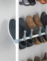 WENKO Teleskop-Schuhregal Atlas weiß 68,5 x 8,5 x 100,0 - 300,0 cm, 1 St.