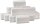 FRIPA Papierhandtücher 4052105 Comfort Interfold-Falzung 2-lagig weiß, 1.860 Tücher
