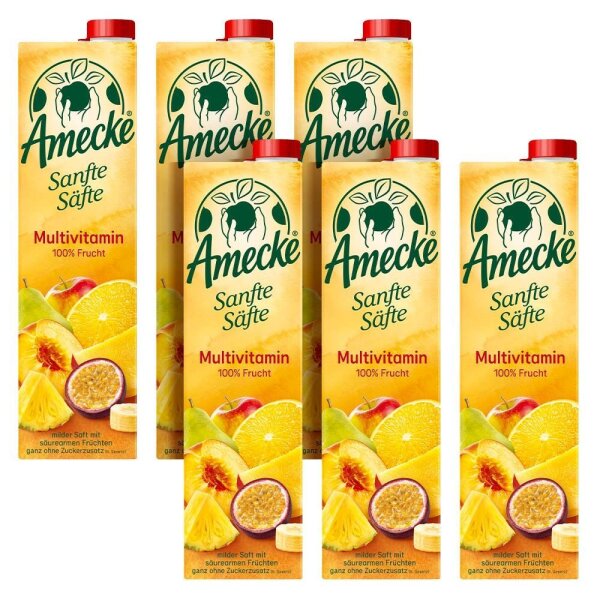 Amecke Sanfte Säfte Multivitamin Direktsaft 6x 1,0 l