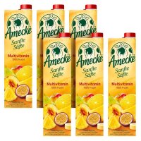 Amecke Sanfte Säfte Multivitamin Direktsaft 6x 1,0 l