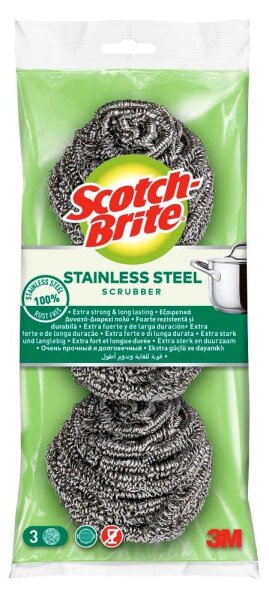 Scotch-Brite Stainless Steel Topfreiniger, 3 St.