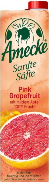 Amecke Sanfte Säfte Pink Grapefruit-Apfel-Sweetie Fruchtsaftkonzentrat 6x 1,0 l