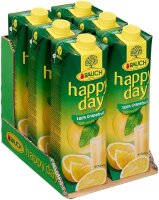 happy day Fruchtsaftkonzentrat Grapefruit 6x 1,0 l
