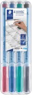 STAEDTLER Folienstifte farbsortiert non-permanent, 4 St.