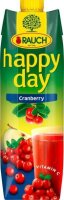 happy day Fruchtnektar Cranberry 6x 1,0 l