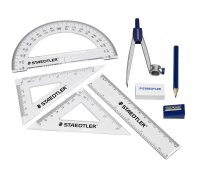 STAEDTLER Lineal-Set transparent