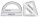 STAEDTLER Lineal-Set transparent