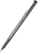STAEDTLER pigment liner 308 Fineliner schwarz 0,1 + 0,3 + 0,5 + 0,7 mm, 4 St.