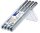 STAEDTLER pigment liner 308 Fineliner schwarz 0,1 + 0,3 + 0,5 + 0,7 mm, 4 St.