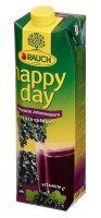 happy day Fruchtnektar Schwarze Johannisbeere 6x 1,0 l