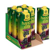 happy day Fruchtnektar Schwarze Johannisbeere 6x 1,0 l