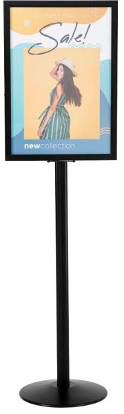 update displays Infoständer SIGN schwarz DIN A1 61,7 x 35,8 x 180,8 cm, 1 St.