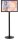 update displays Infoständer SIGN schwarz DIN A1 61,7 x 35,8 x 180,8 cm, 1 St.