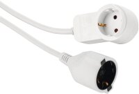 hama Powerplug Verlängerungskabel weiß