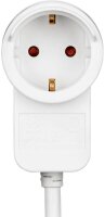 hama Powerplug Verlängerungskabel weiß