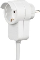 hama Powerplug Verlängerungskabel weiß