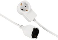 hama Powerplug Verlängerungskabel weiß