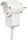 hama Powerplug Verlängerungskabel weiß