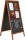 update displays Kundenstopper Economy Outdoor braun 60,0 x 101,0 cm, 1 St.