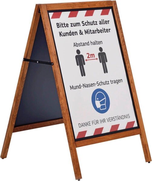 update displays Kundenstopper MULTI braun DIN A1 70,4 x 56,5 x 111,4 cm, 1 St.