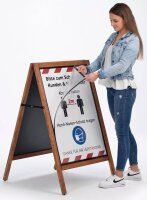 update displays Kundenstopper MULTI braun DIN A1 70,4 x 56,5 x 111,4 cm, 1 St.